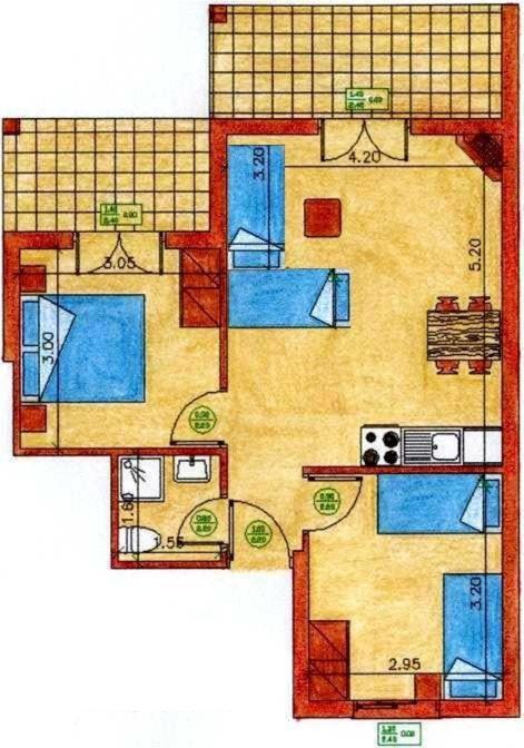 Ydna Family Hotel Apartments Poszídi Kültér fotó